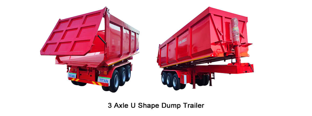 End Dump Trailer | Semi Tipper Trailer | Rear Tipper Trailer for Sale in Congo