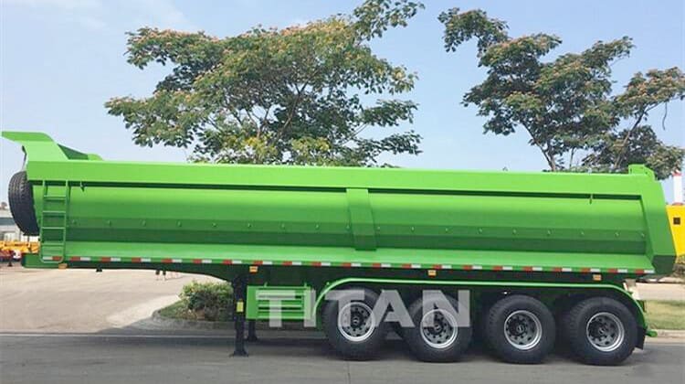 4 Axle Hydraulic Semi Dump Trailers Capacity for Sale in Zimbabwe Kwekwe