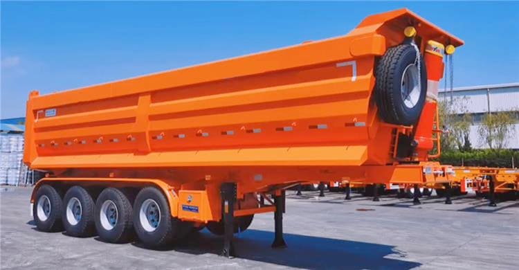 4 Axle 100T Tipper Tipping Trailer for Sale in Zimbabwe Kadoma