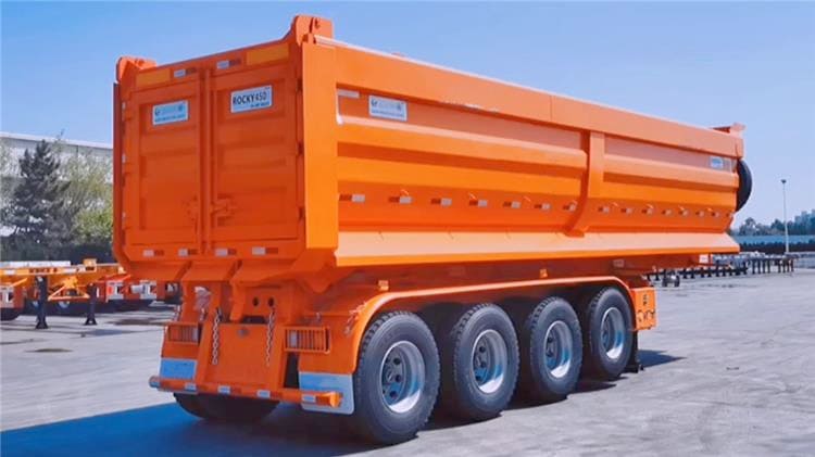 4 Axle 100T Tipper Tipping Trailer for Sale in Zimbabwe Kadoma