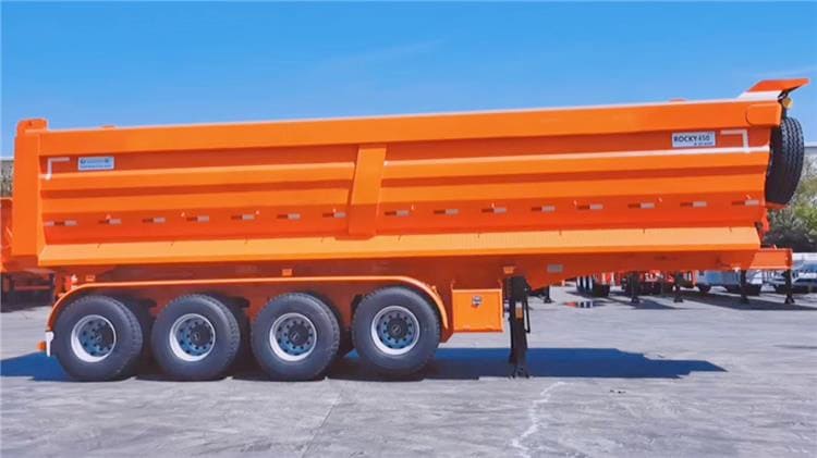 4 Axle 100T Tipper Tipping Trailer for Sale in Zimbabwe Kadoma