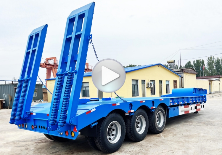 Used Tri Axle Semi Low Loader Trailer for Sale in Congo