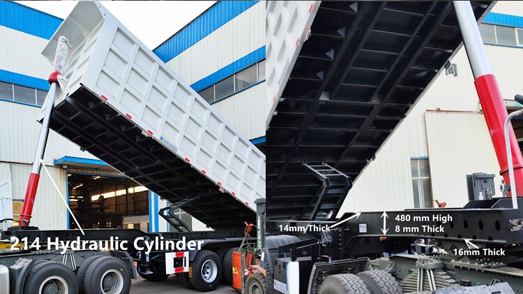 Tri Axle Tipper Trailer for Sale in Congo