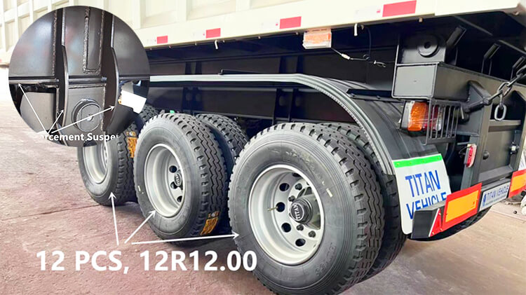 Tri Axle Tipper Trailer for Sale in Congo