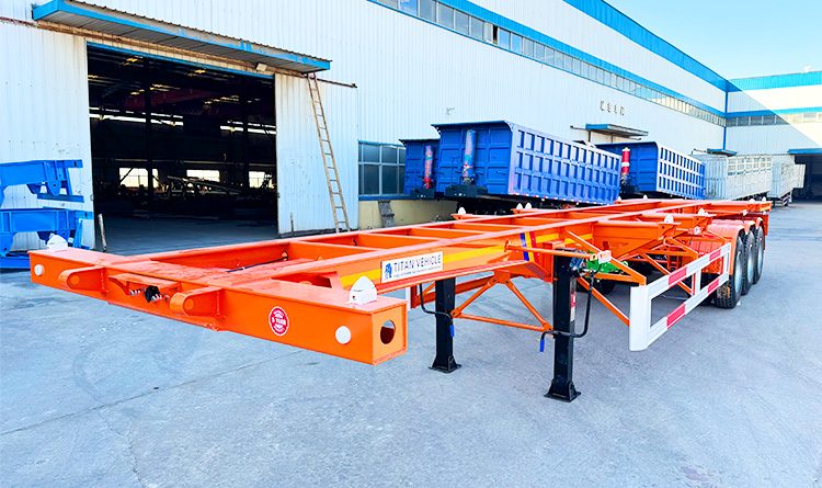 Container Semi Trailer | 40 Ft Container Trailer for Sale in Matadi Congo