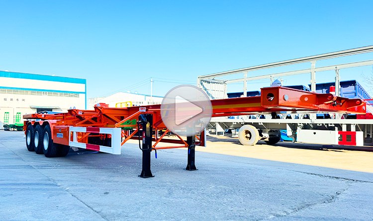 Container Semi Trailer | 40 Ft Container Trailer for Sale in Matadi Congo 