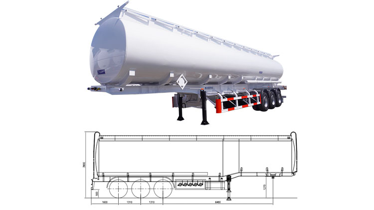 3 Axle Gasoline Tanker Trailer | Gasoline Tanker for Sale in Boma Congo