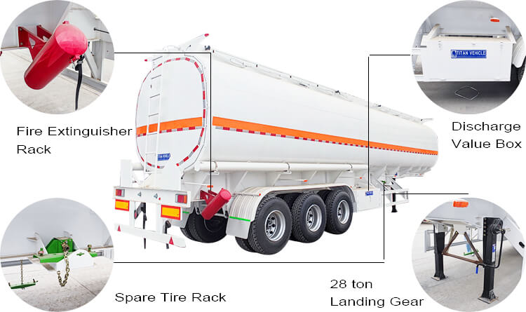 3 Axle Fuel Tanker Trailer for Sale Price in Matadi Congo