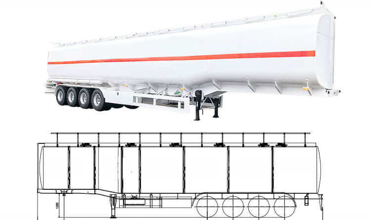 Petrol Tanker Trailer for Sale Price in DRC