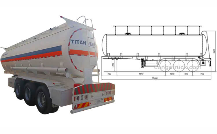Sulphuric Acid Tanker Trailer for Sale in DR Congo