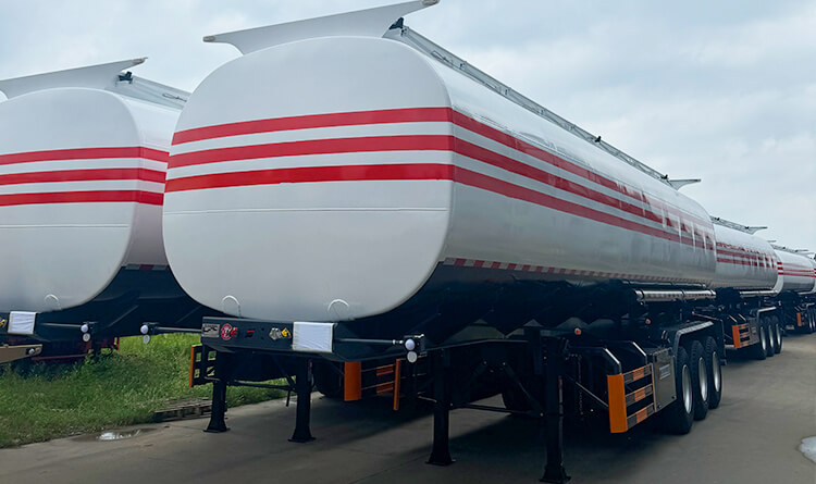 40000 Liters 4 Compartments Oil Tanker Trailer for Sale in DR Congo