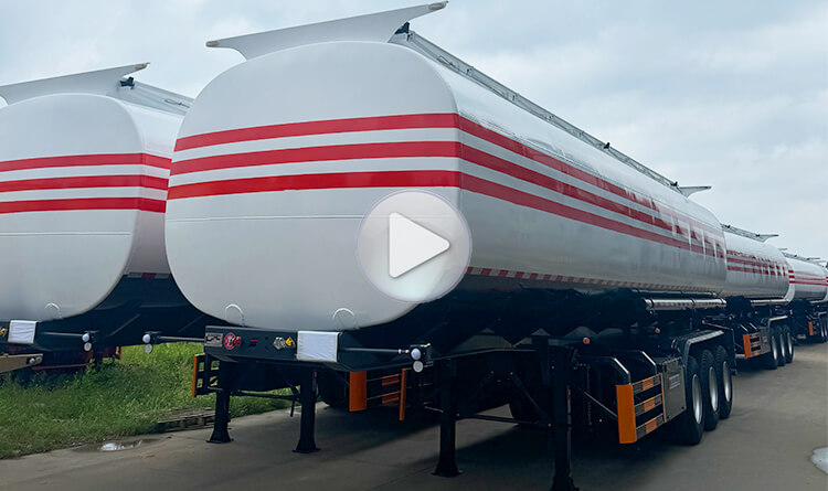 40000 Liters 4 Compartments Oil Tanker Trailer for Sale in DR Congo