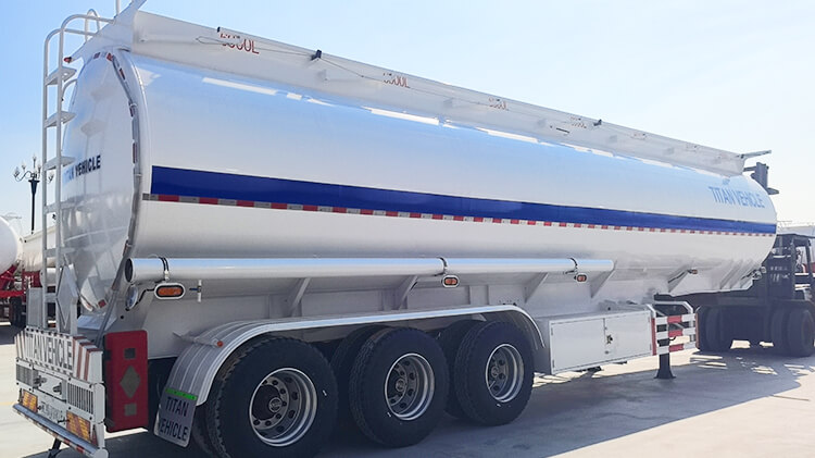 42000 Liters Diesel Fuel Tank Trailer for Sale in Congo