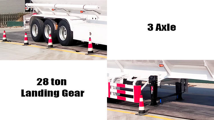 42000 Liters Diesel Fuel Tank Trailer for Sale in Congo