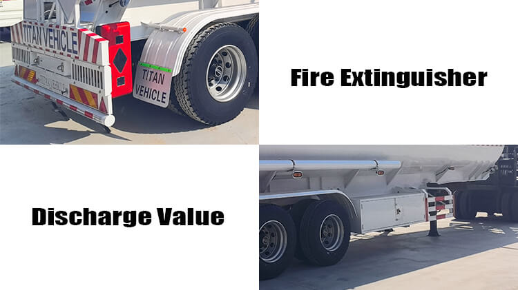 42000 Liters Diesel Fuel Tank Trailer for Sale in Congo