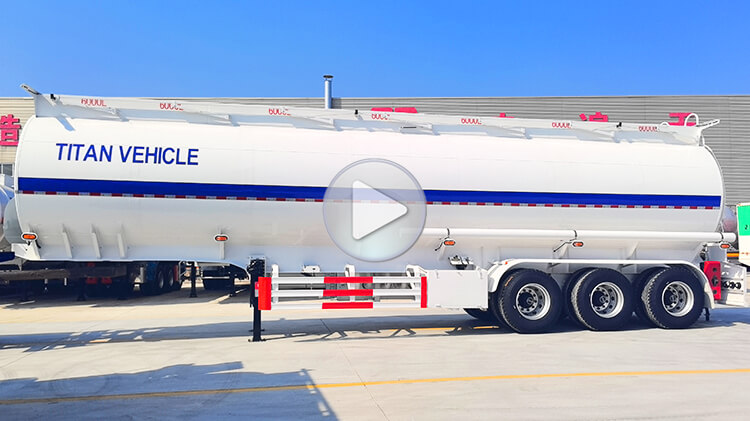 42000 Liters Diesel Fuel Tank Trailer for Sale in Congo