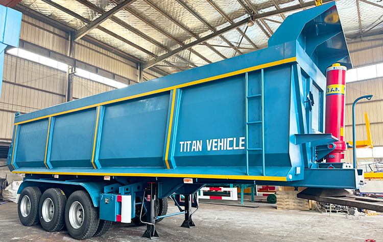3 Axle Dump Semi Trailer for Sale in Congo