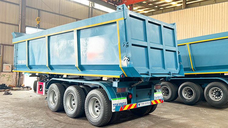 3 Axle Dump Semi Trailer for Sale in Congo