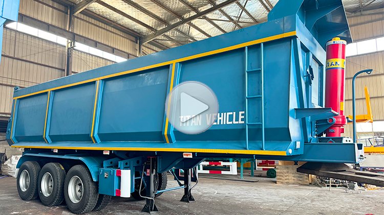 3 Axle Dump Semi Trailer for Sale in Congo