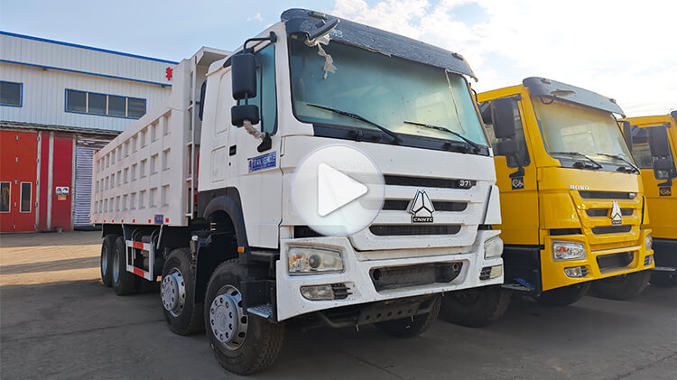 12 Wheeler 8x4 Used Howo Dump Trucks for Sale in DR Congo