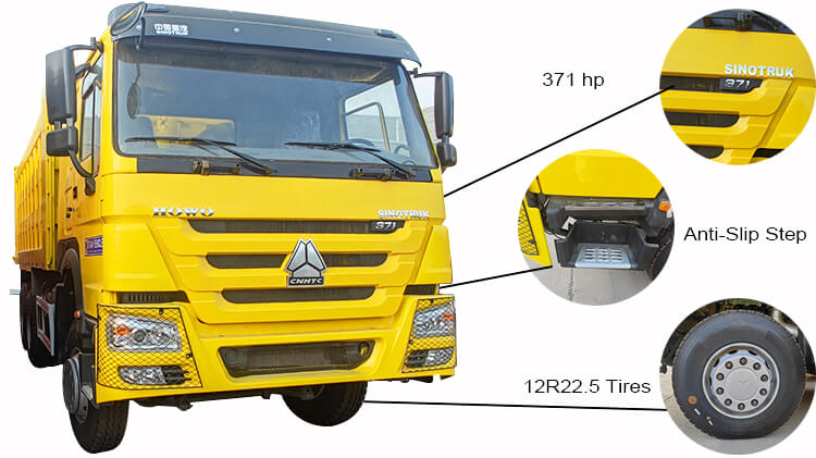 Sinotruk Howo 371 Dump Truck Price in Congo