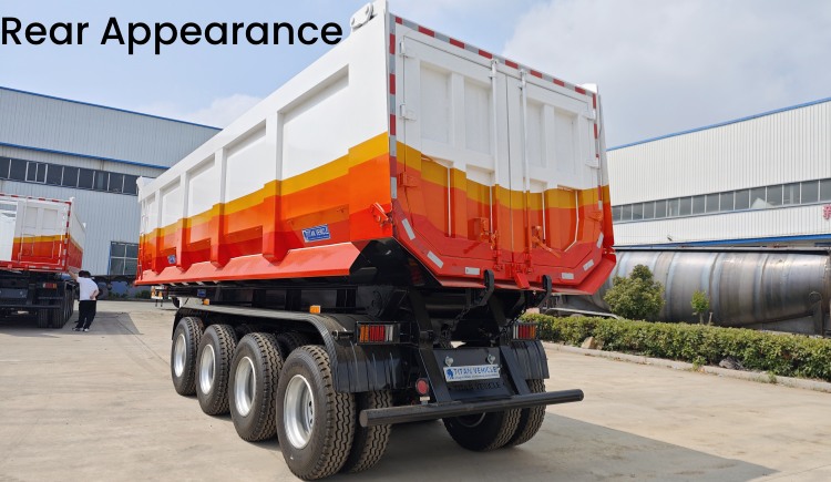 Cheap Hydraulic Dump Trailer for Tractor in Congo