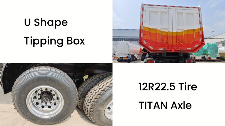 Cheap Hydraulic Dump Trailer for Tractor in Congo
