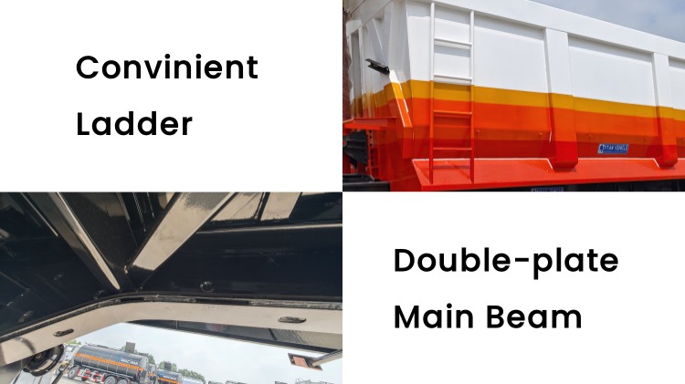 Cheap Hydraulic Dump Trailer for Tractor in Congo