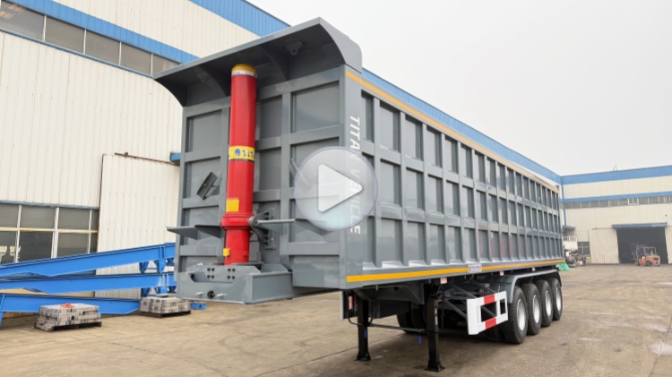 Hydraulic Tractor Tipper Trailer for Sale in Congo