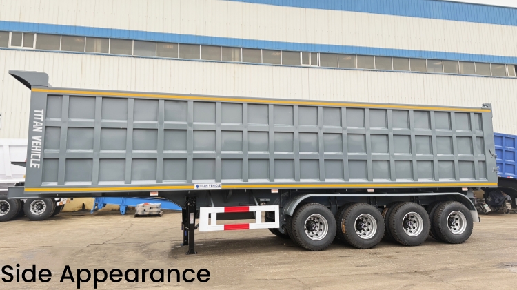 Hydraulic Tractor Tipper Trailer for Sale in Congo