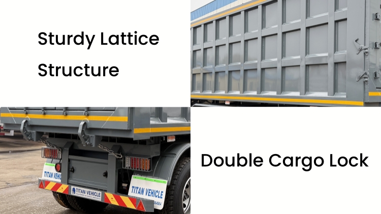 Hydraulic Tractor Tipper Trailer for Sale in Congo