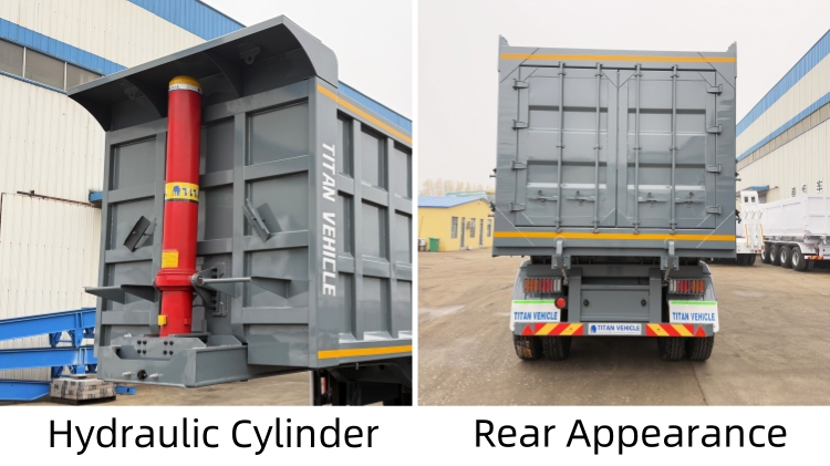 Hydraulic Tractor Tipper Trailer for Sale in Congo