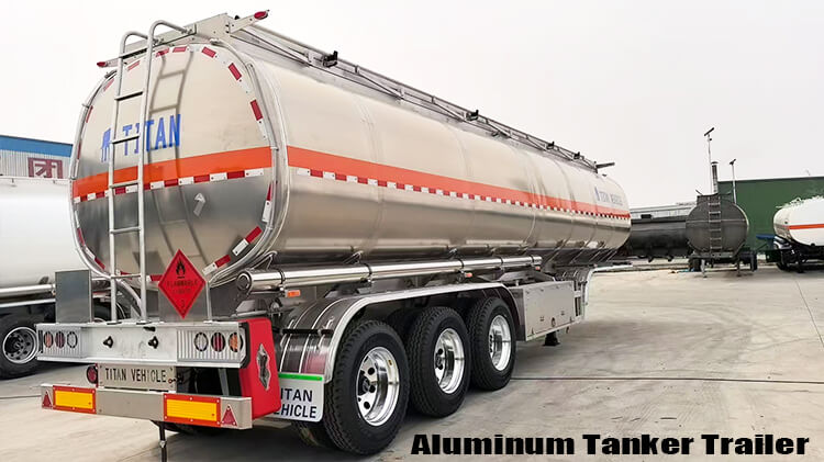 Aluminum Petrol Tanker Trailer for Sale Price in Congo