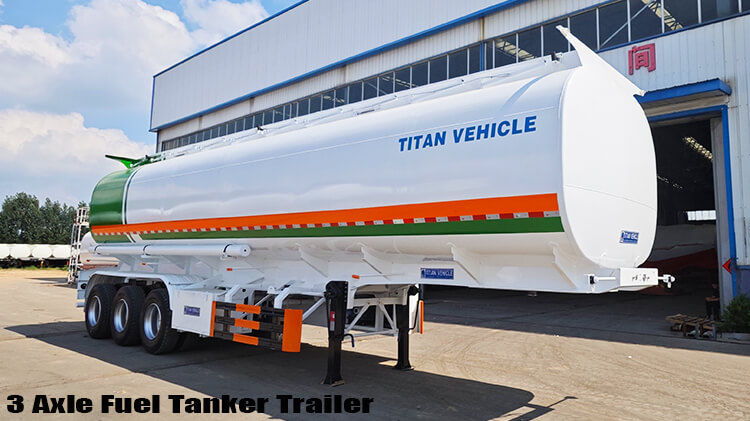 3 Axle Plam Oil Fuel Tanker Semi Trailer for Sale Price in Congo