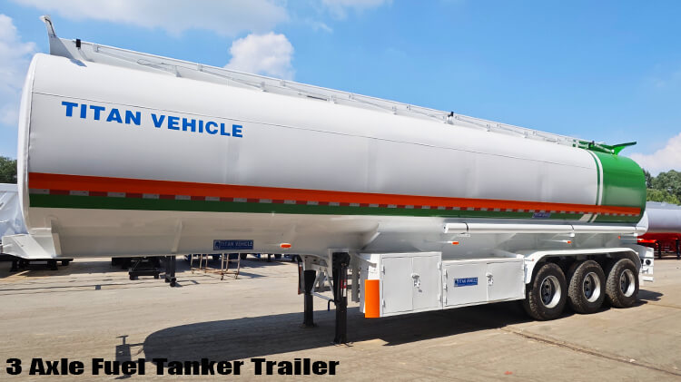 3 Axle Plam Oil Fuel Tanker Semi Trailer for Sale Price in Congo