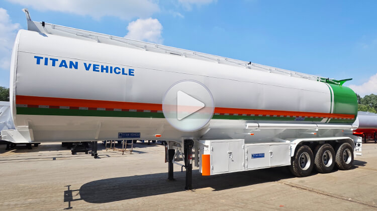 3 Axle Plam Oil Fuel Tanker Semi Trailer for Sale Price in Congo