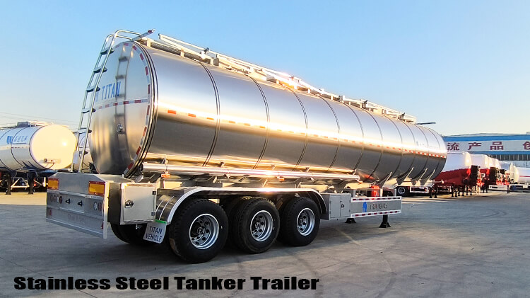 Stainless Steel Diesel Tanker Trailer for Sale Price in Congo