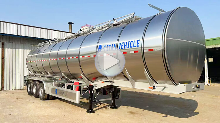 Stainless Steel Diesel Tanker Trailer for Sale Price in Congo