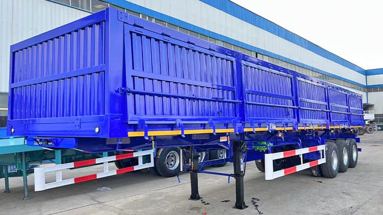 Tri Axle Side Tippers Semi Trailer Price for Sale in Congo Matadi