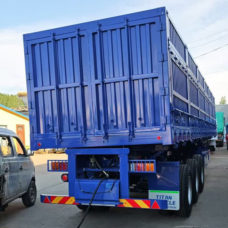 3 Axle Side Dump Trailer