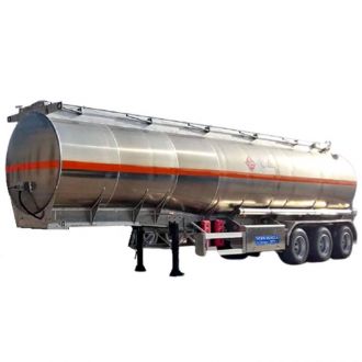 Tri Axles Aluminum Fuel Tanker Trailer 