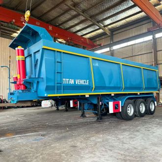 3 Axle Dump Semi Trailer