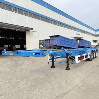 3 Axle Skeleton Container Trailer