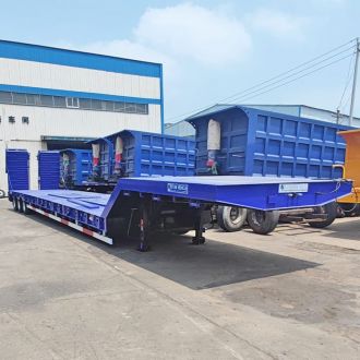 Hydraulic 3 Axle Low Bed Trailer
